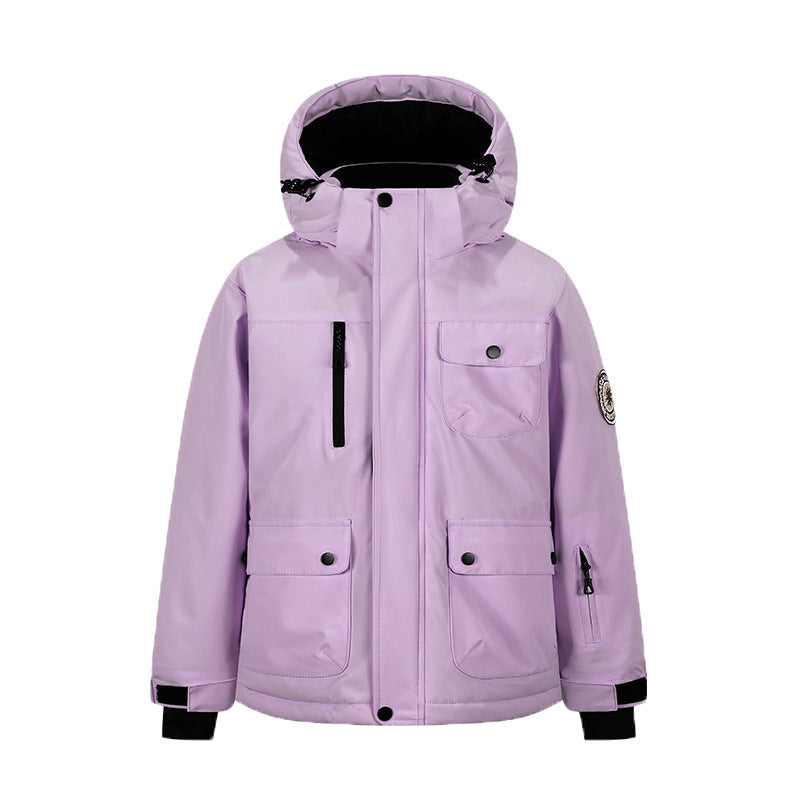 Kids' Detachable-Hood Insulated Snow Set