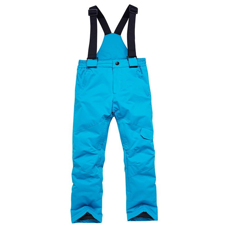 Kids' Rainbow-Gradient Insulated Snow Jacket and Bibs