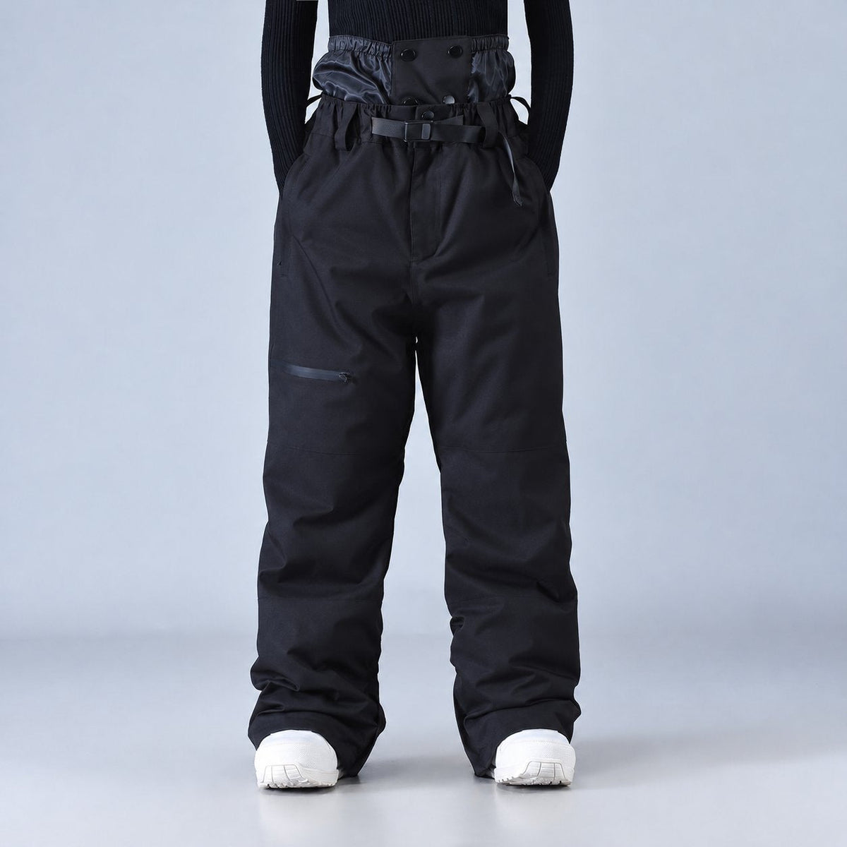 Unisex High-Rise Wide-Leg Snowboard Trousers