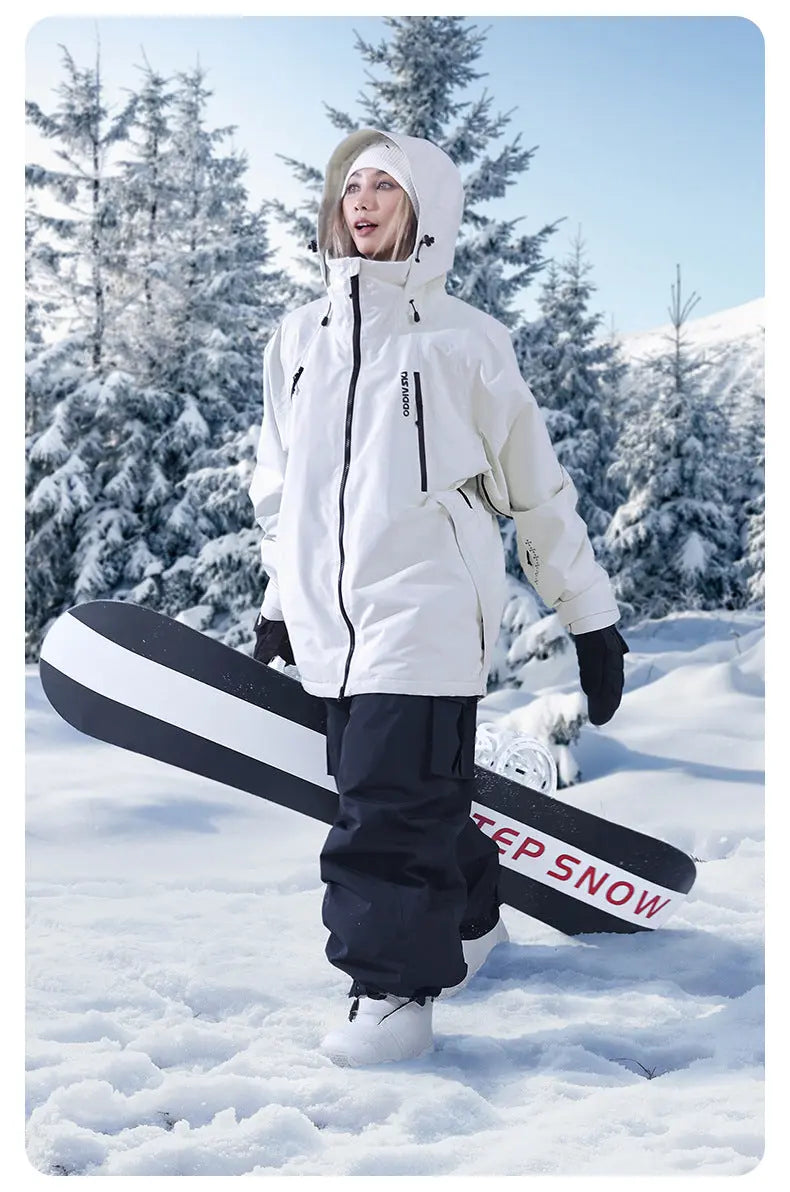 Men Baggy Snowboard Trousers 2024 Outdoor Ski Pants
