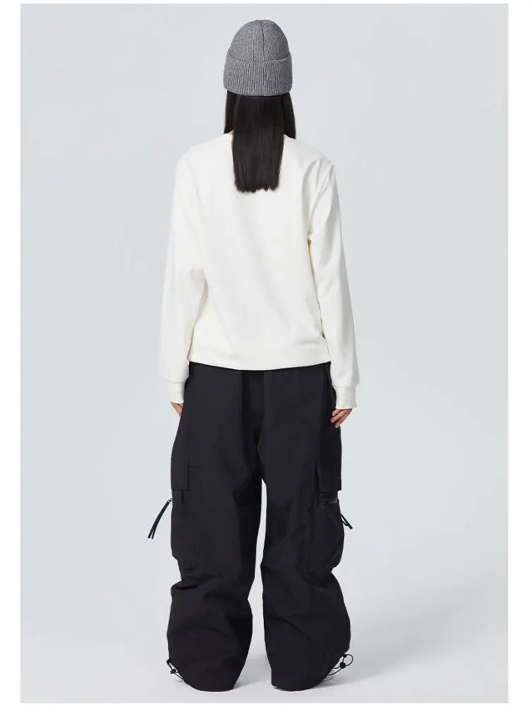 Adult Zip Pocket Baggy Cargo Snowboard Pants