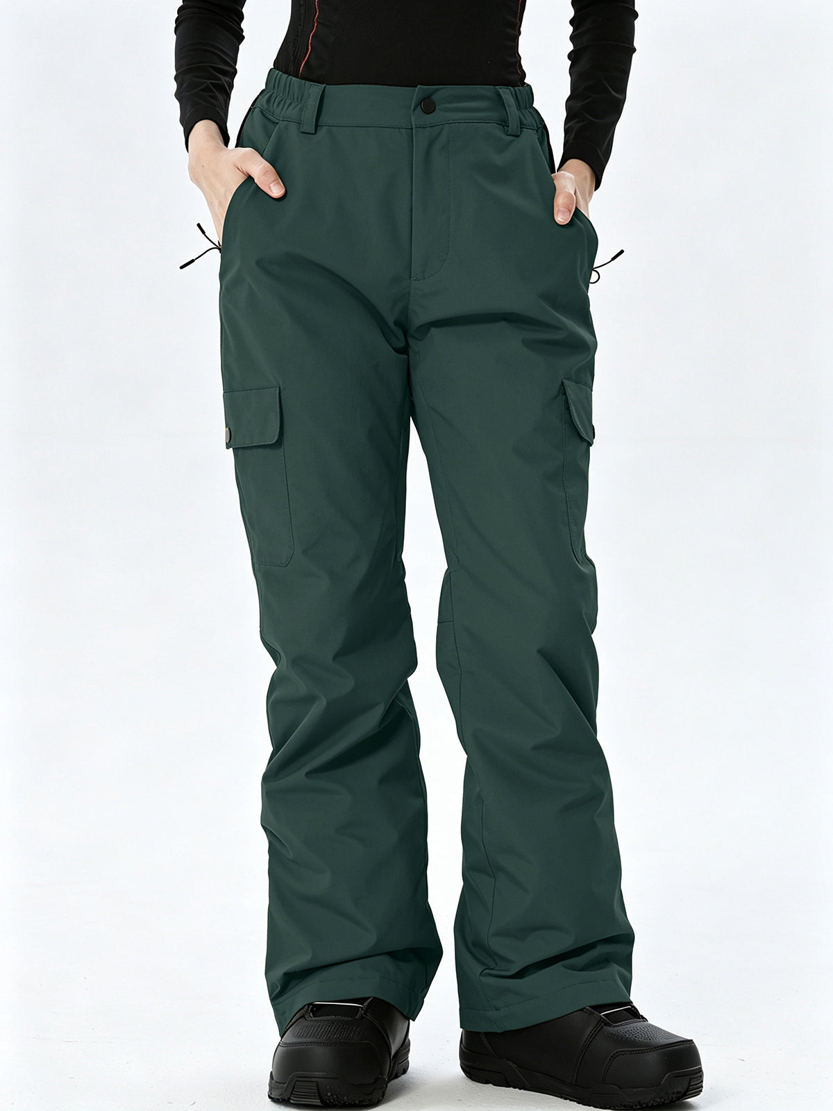 Women's Regular-Fit Cargo Snow Trousers
