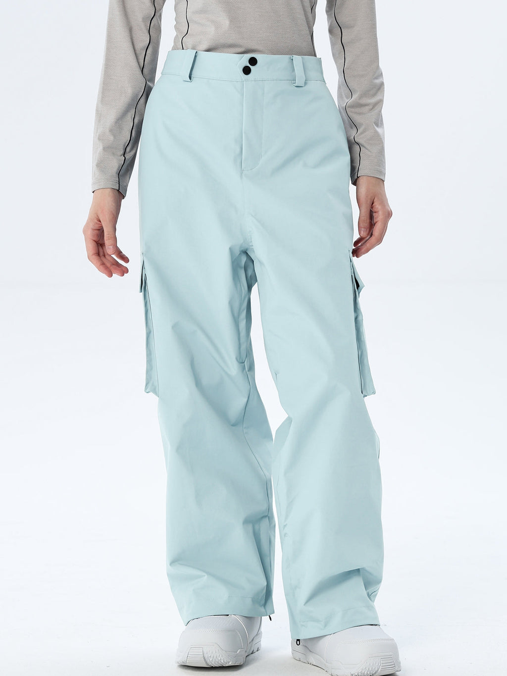 Women's Loose-Cut Ski Pants with Side Pockets