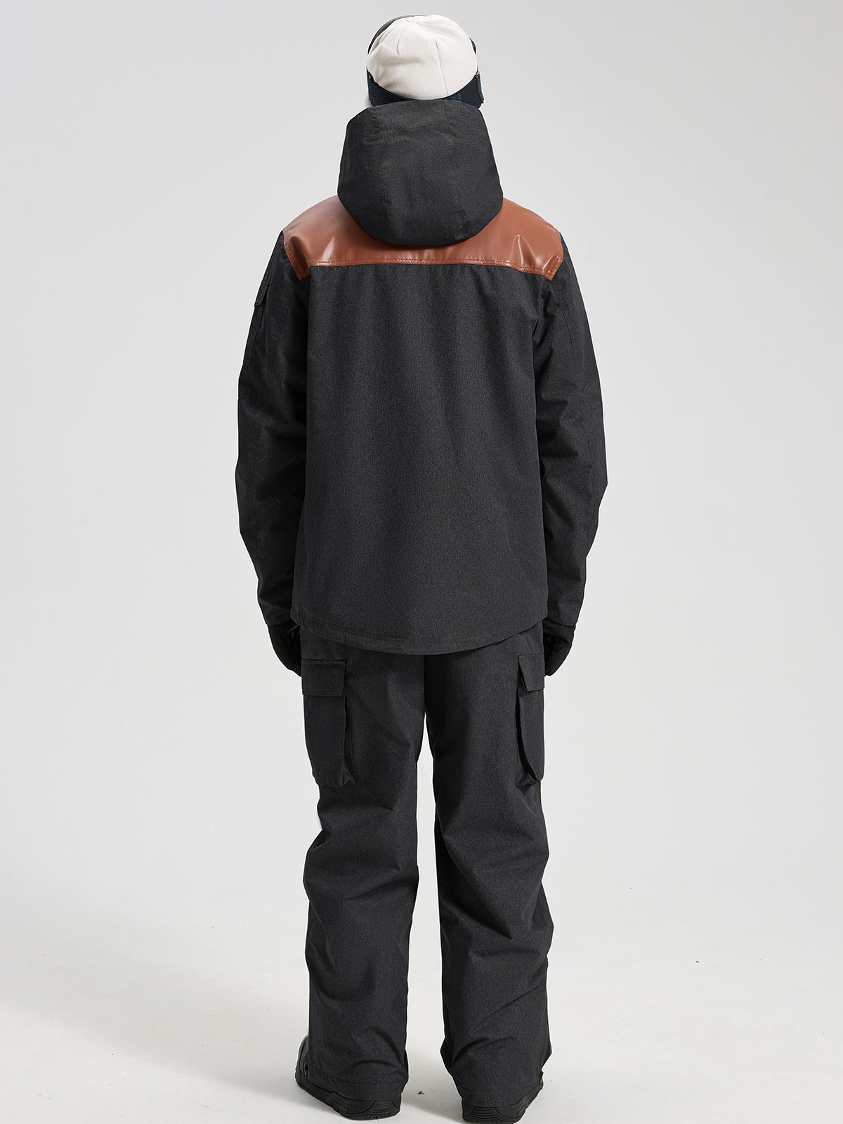 Men's Detachable-Suspender Ski Jacket and Bib Combo