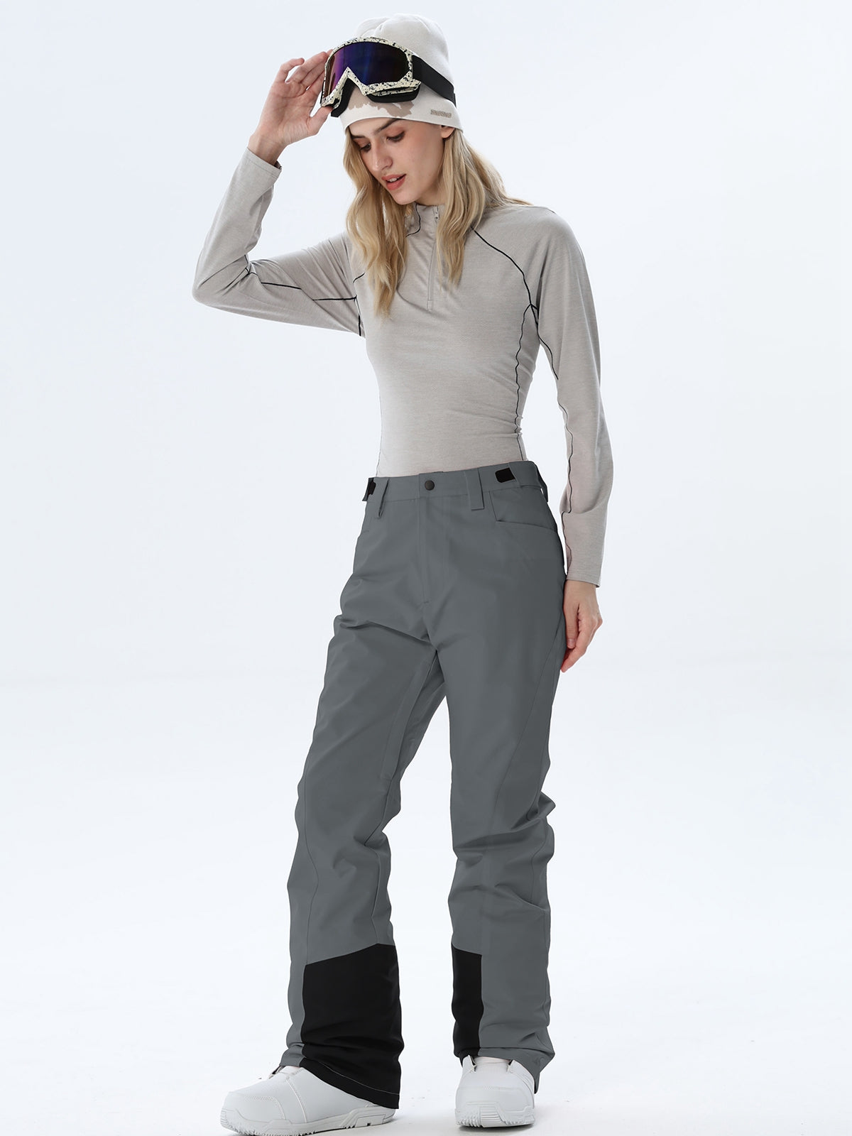 Women's Straight-Leg Snow Pants with Ankle Panels