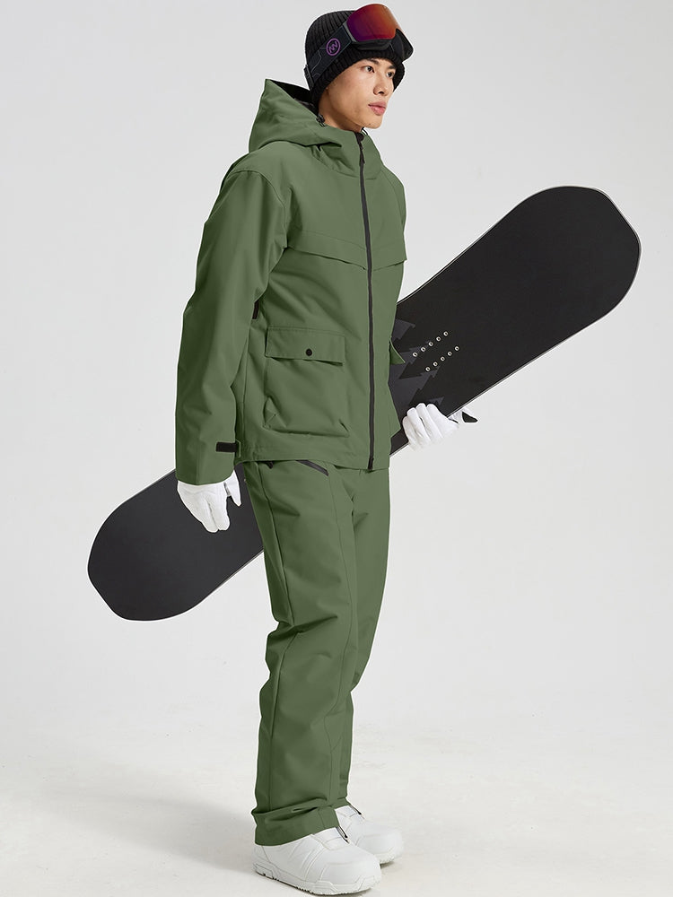 Men's Relaxed Two-Piece Snowboarding Outfit