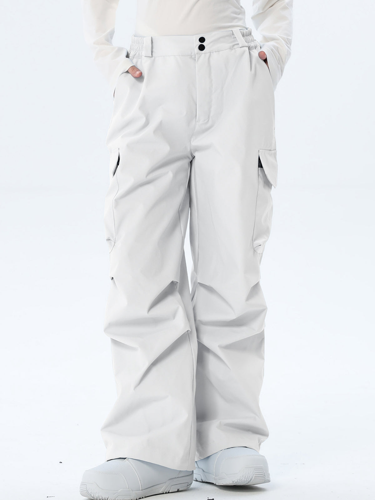 Women's Wide-Leg Cargo Snowboarding Trousers