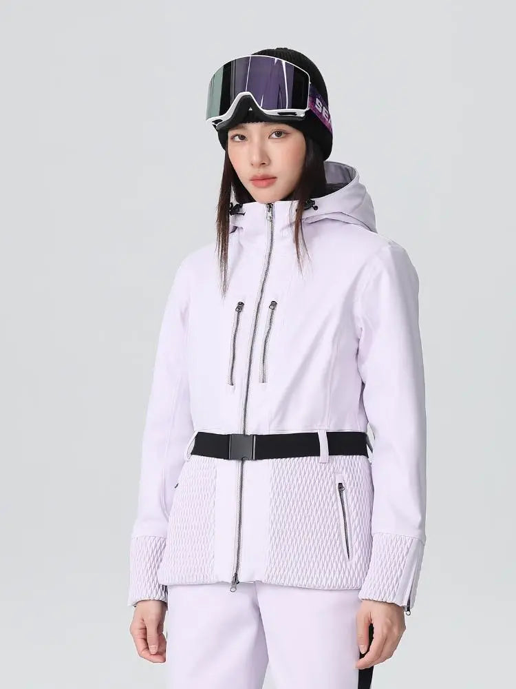 Women's 3L Insulated Ski Jacket Slim Fit Sports Wear