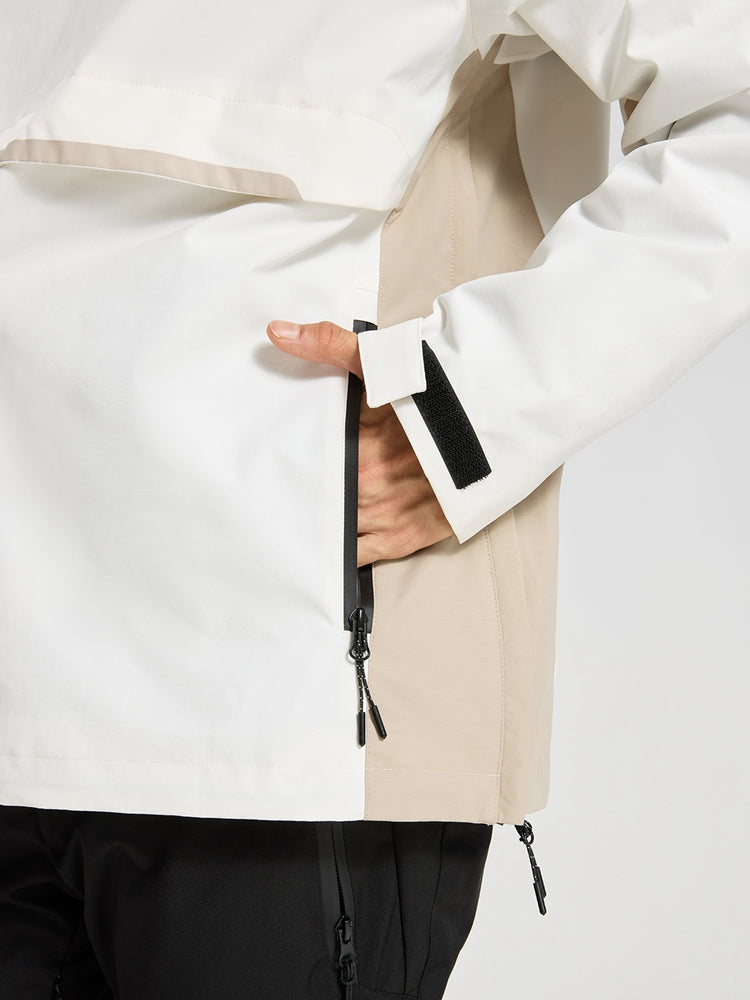 Men's Insulated Half-Zip Colorblock Snow Anorak