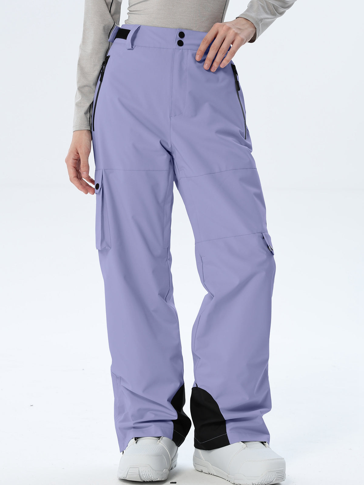 Women's Relaxed Utility Snow Pants with Cargo Storage