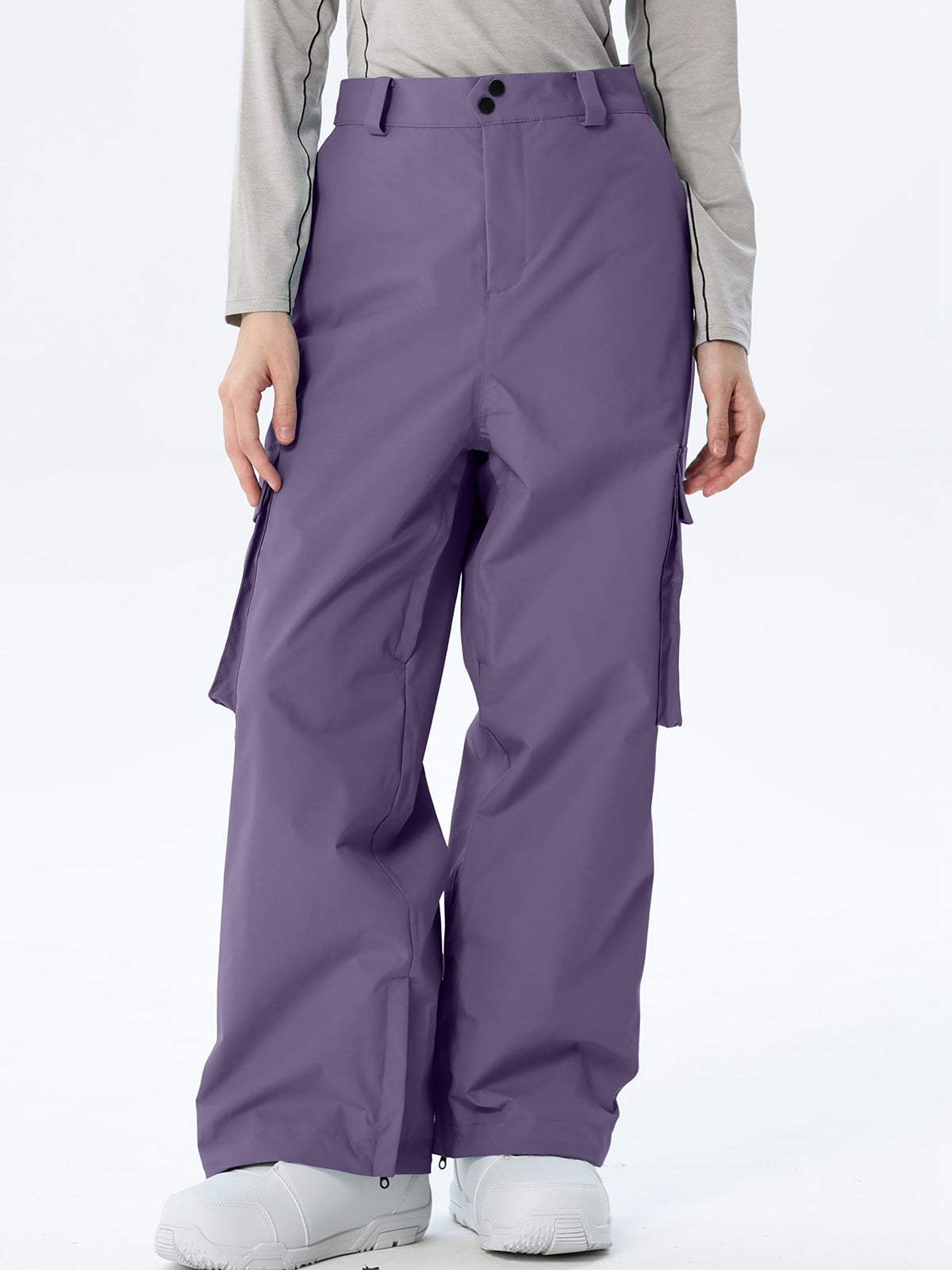 Women's Loose-Cut Ski Pants with Side Pockets