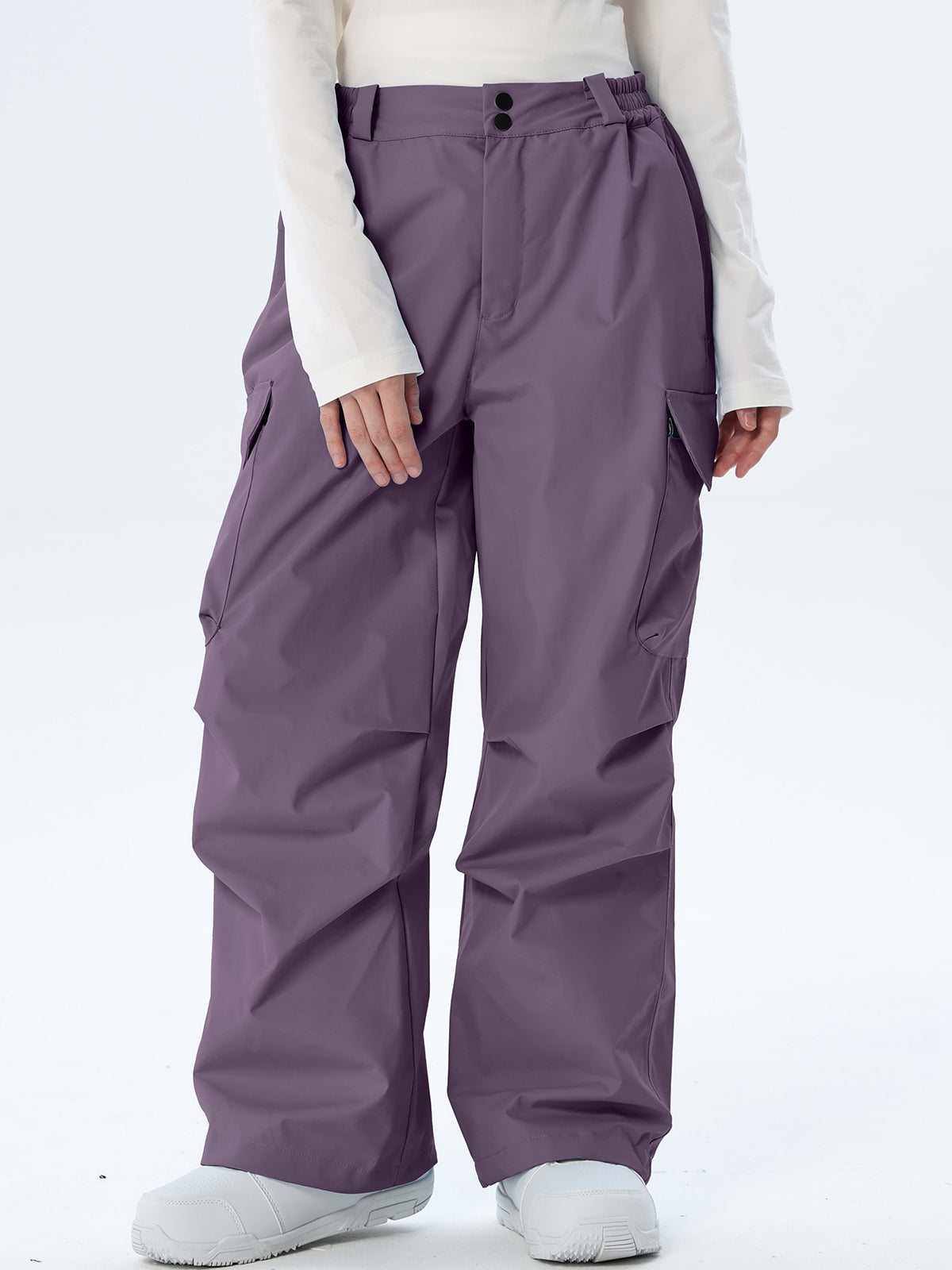 Women's Wide-Leg Cargo Snowboarding Trousers