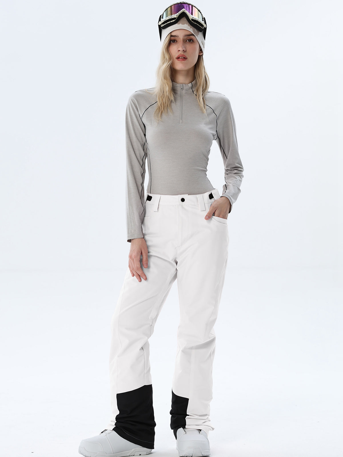Women's Straight-Leg Snow Pants with Ankle Panels
