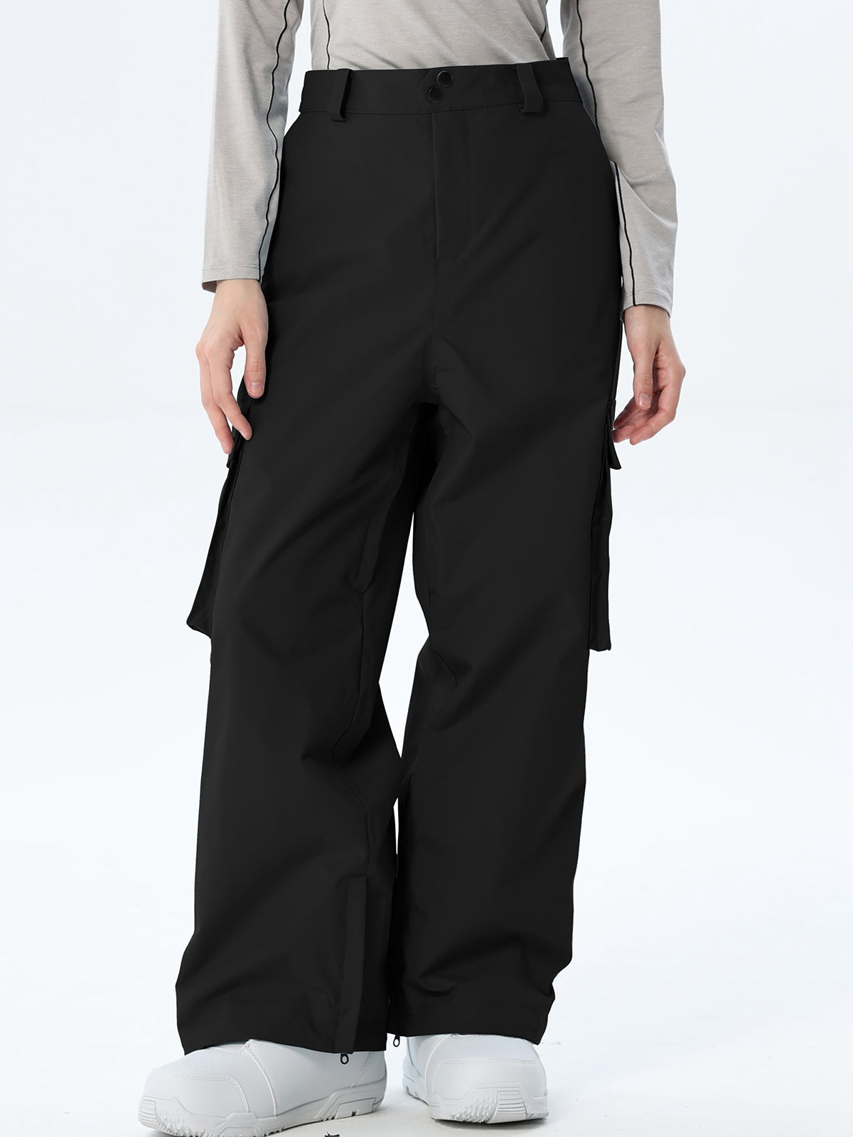 Women's Loose-Cut Ski Pants with Side Pockets