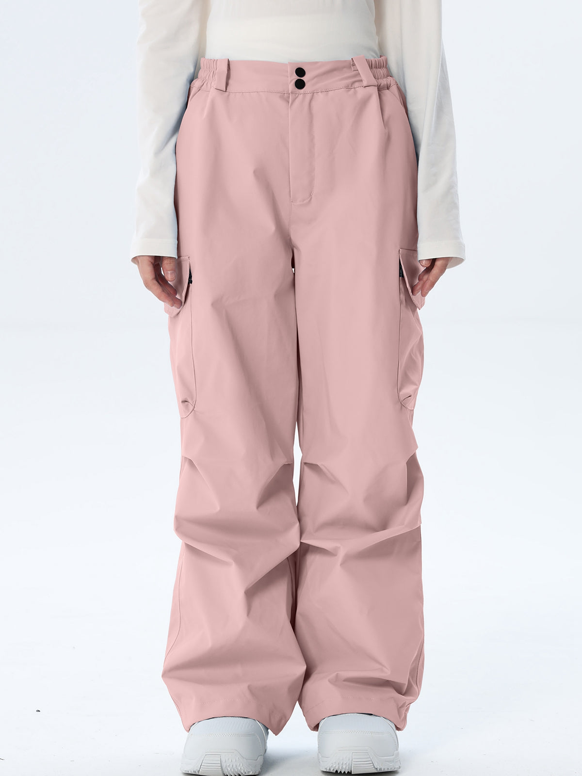 Women's Wide-Leg Cargo Snowboarding Trousers