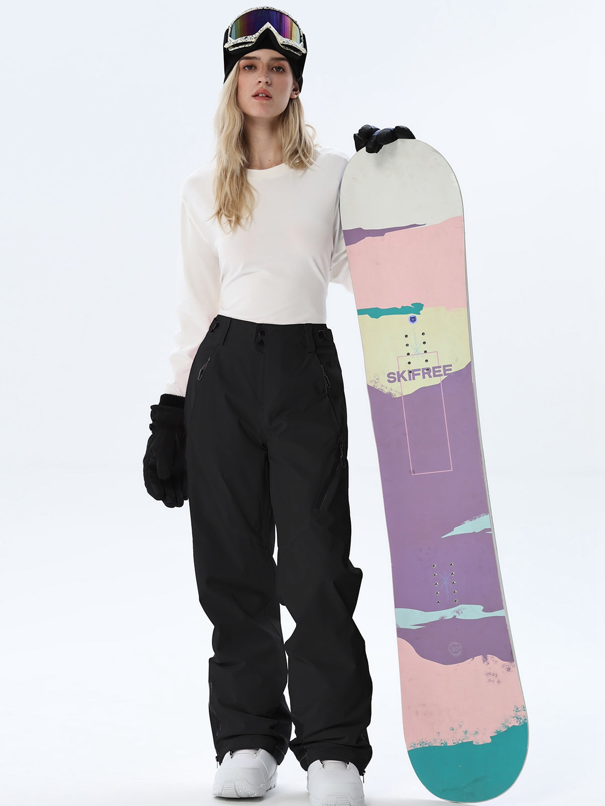 Women's Zip-Pocket Winter Ski Trousers