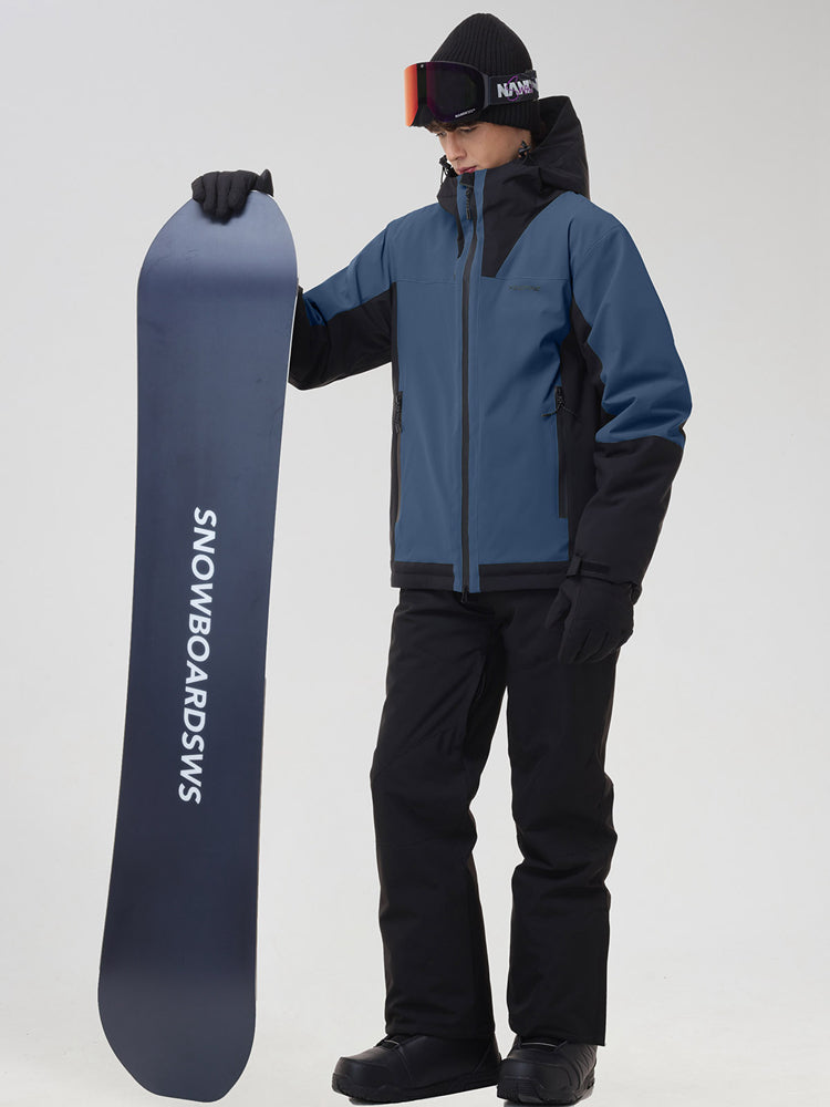 Men's Two-Tone Ski Jacket and Matching Snow Pants