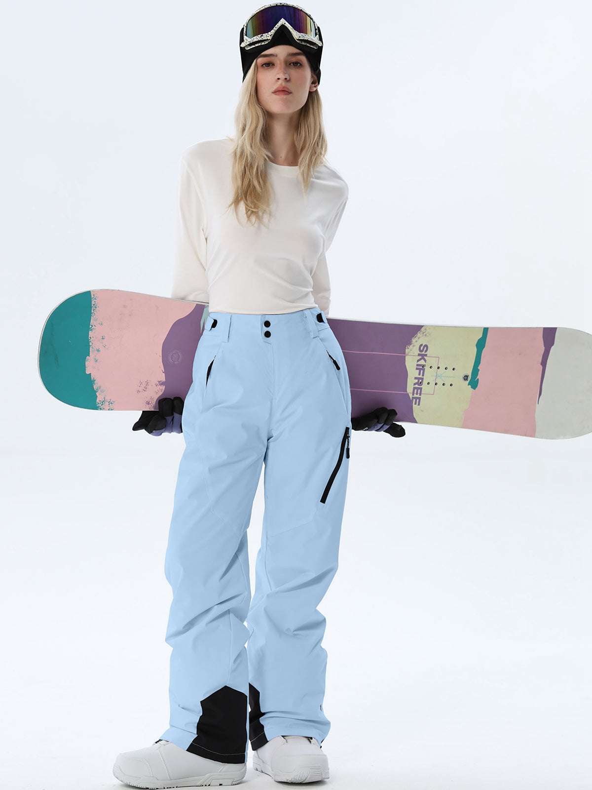 Women's Zip-Pocket Winter Ski Trousers