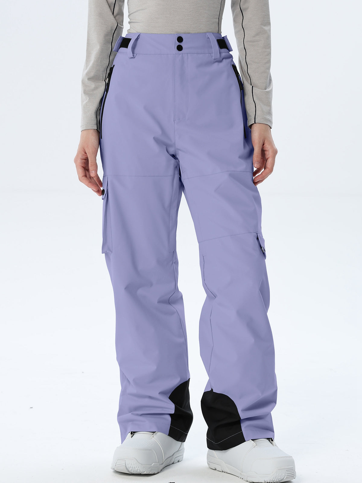 Women's Relaxed Utility Snow Pants with Cargo Storage