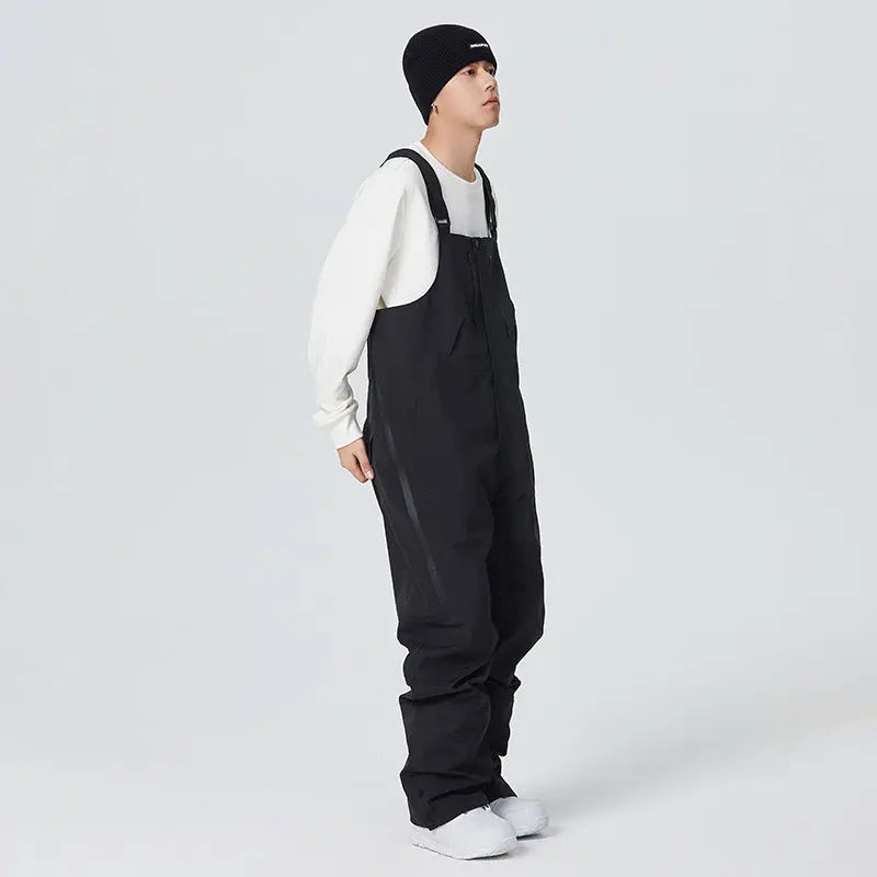 Adult Baggy Snow Pants Winter One-piece Ski Bibs for Sports
