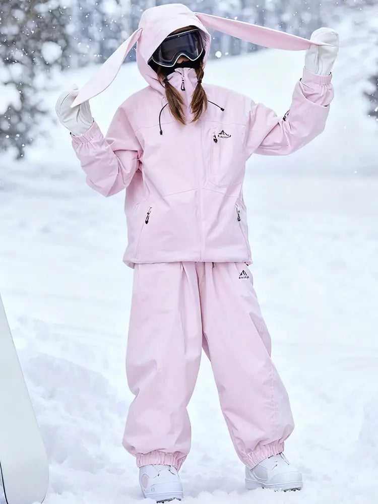Best Snowsuits for Women 2 Pieces Snow Jacket & Ski Bibs Set