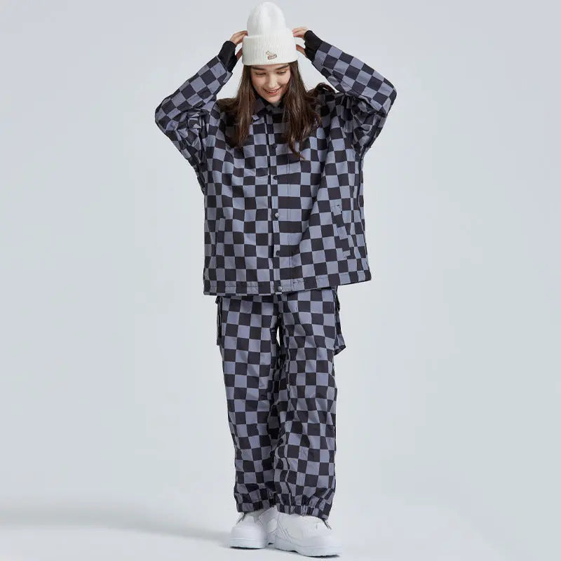 Checkerboard Ski Snow Jackets Pants 2024 Insulated Ski Wear