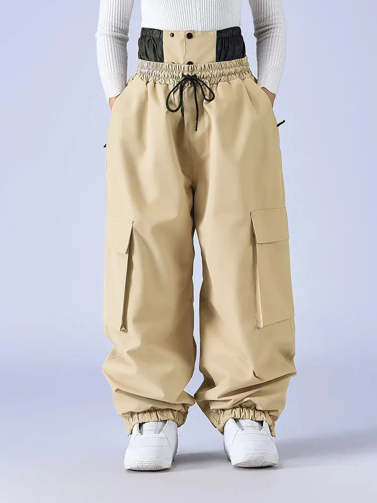 Couple Style Baggy Snow Pants Cargo Ski Pants
