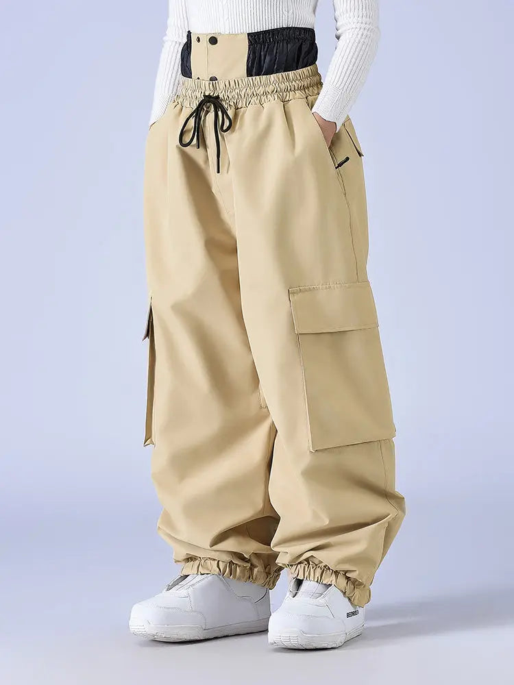 Couple Style Baggy Snow Pants Cargo Ski Pants
