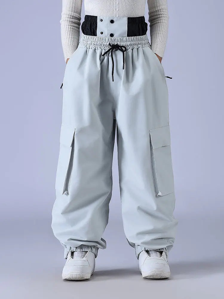 Couple Style Baggy Snow Pants Cargo Ski Pants