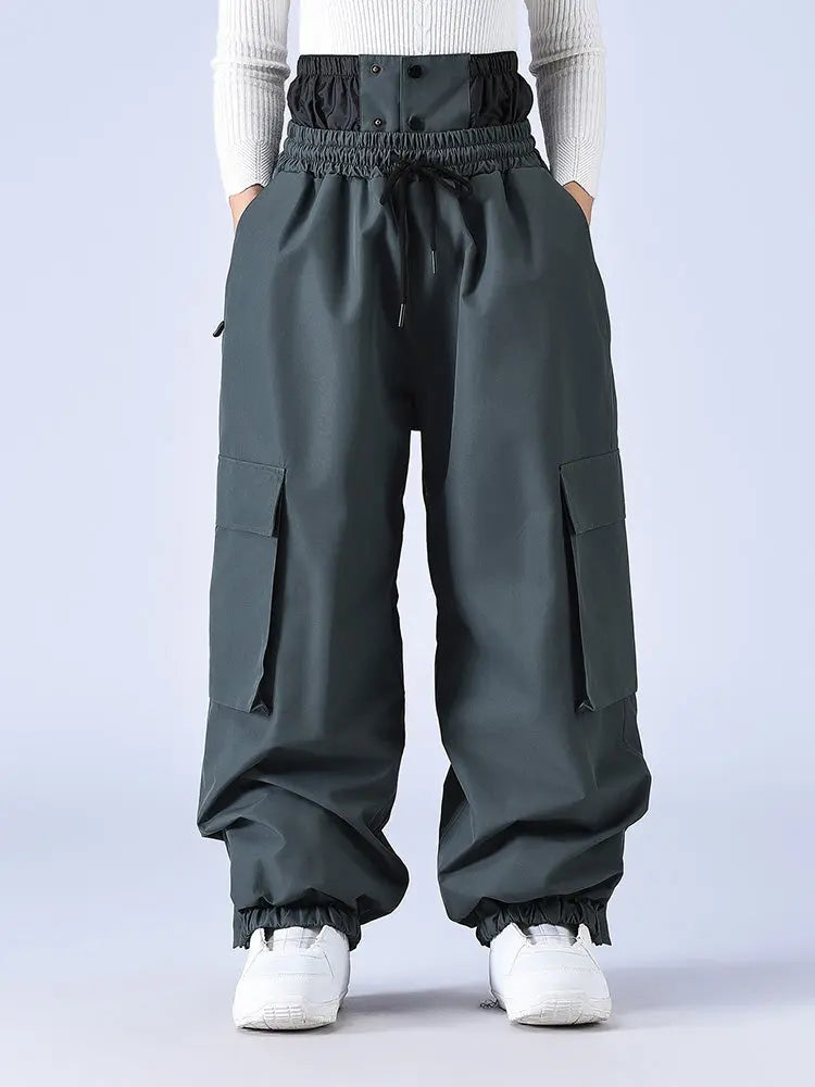 Couple Style Baggy Snow Pants Cargo Ski Pants
