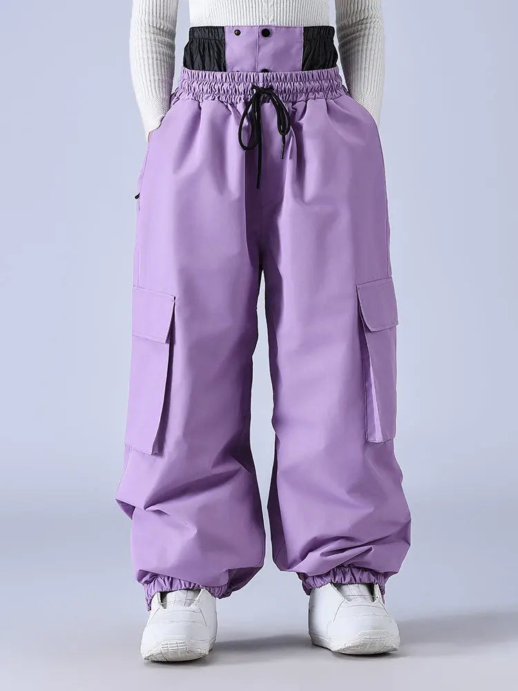 Couple Style Baggy Snow Pants Cargo Ski Pants