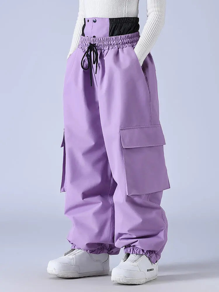 Couple Style Baggy Snow Pants Cargo Ski Pants
