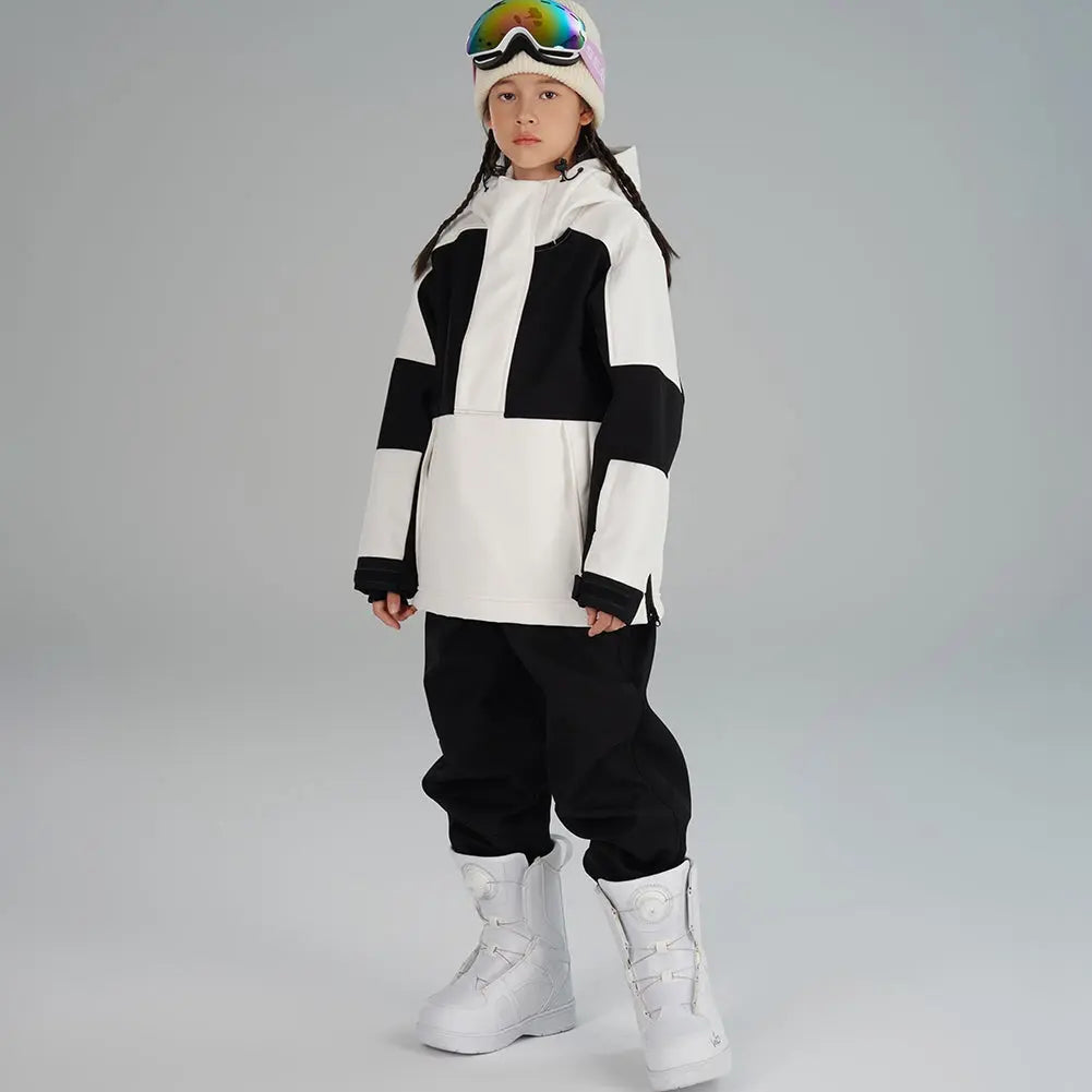 Girl's Winter Ski Suits Color Blocked Snow Suit