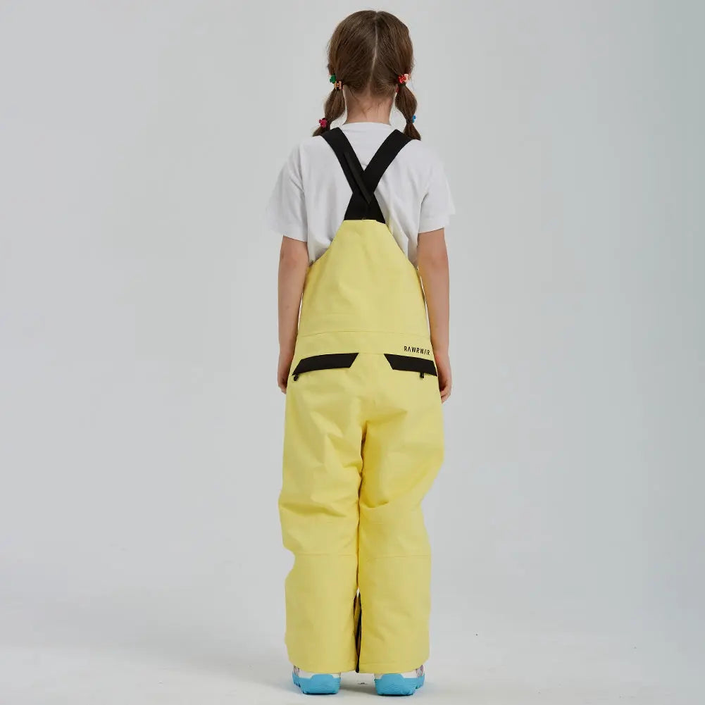 Girls One-piece Ski Bibs Pants Snow Jogger Jumpsuits