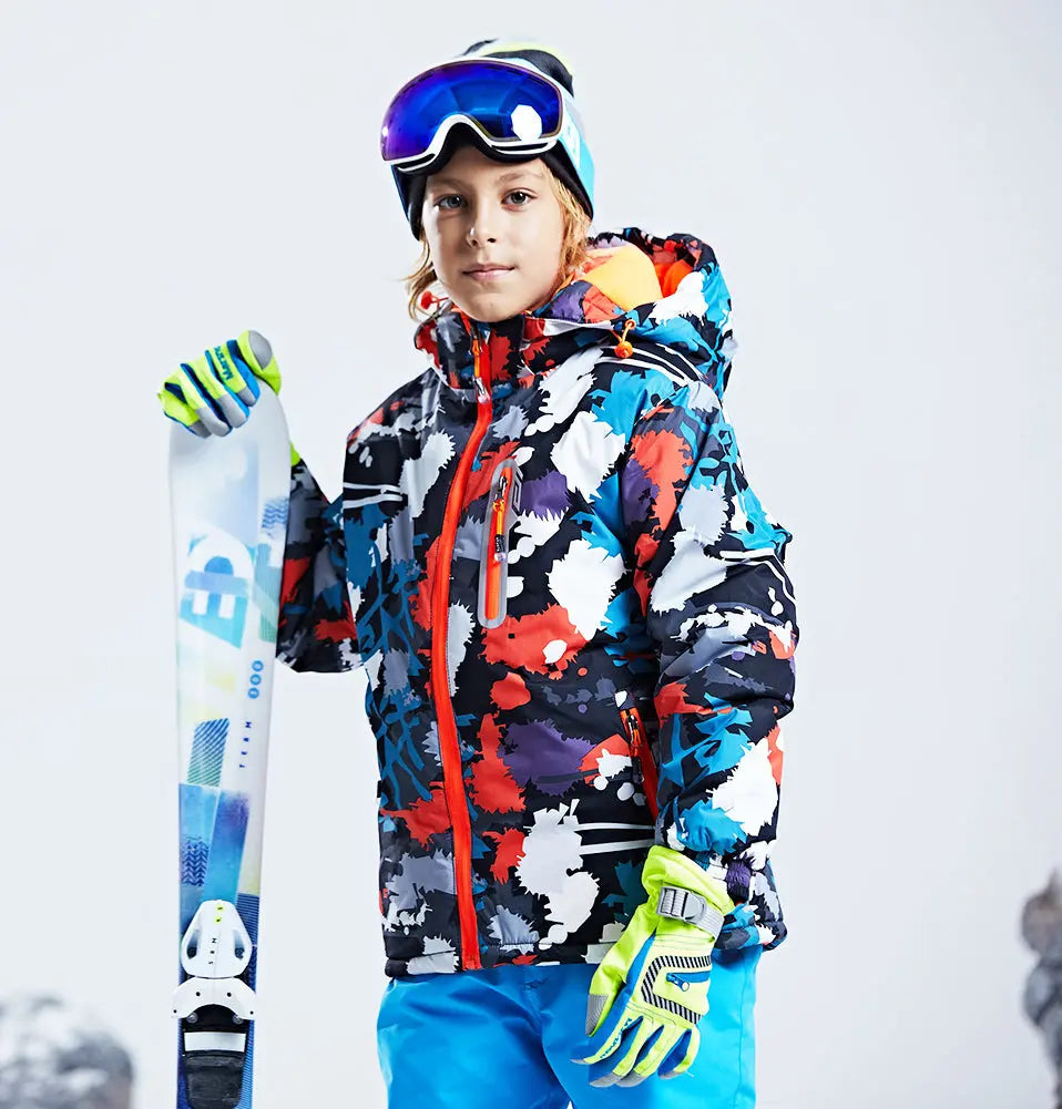 Boys Waterproof Windproof Snowboard Ski Jacket