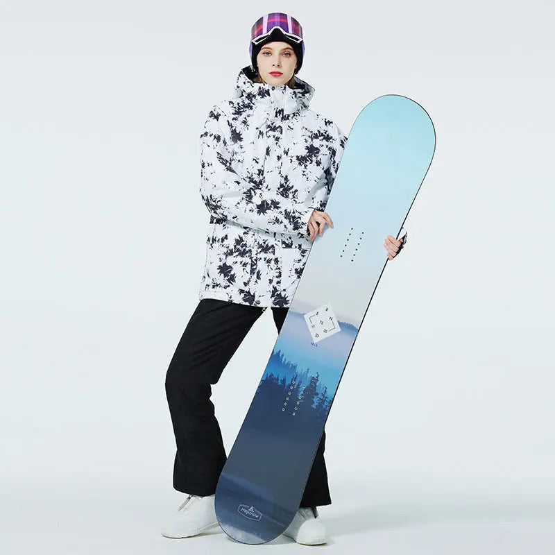 Couple Style Winter Ski Jacket and Pants Set