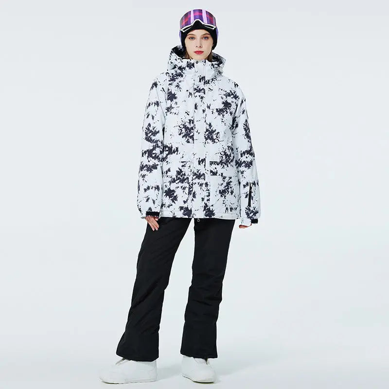 Couple Style Winter Ski Jacket and Pants Set