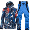 Hotian Detachable Hooded Men Insulated Jacket & Bib Pants