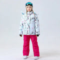 Hotian Girls Ski Snowboarding Jackets & Pants Set Softshell