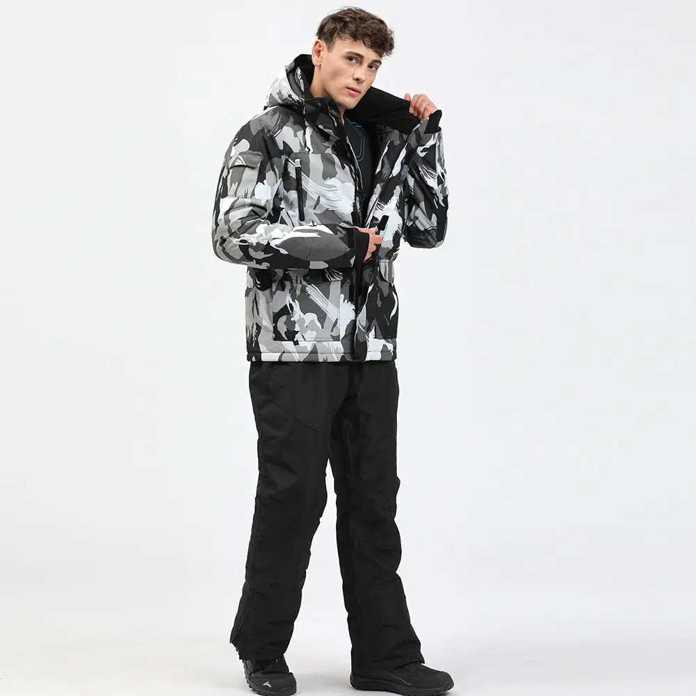 Hotian Men Insulated Skiing Shell Jacket