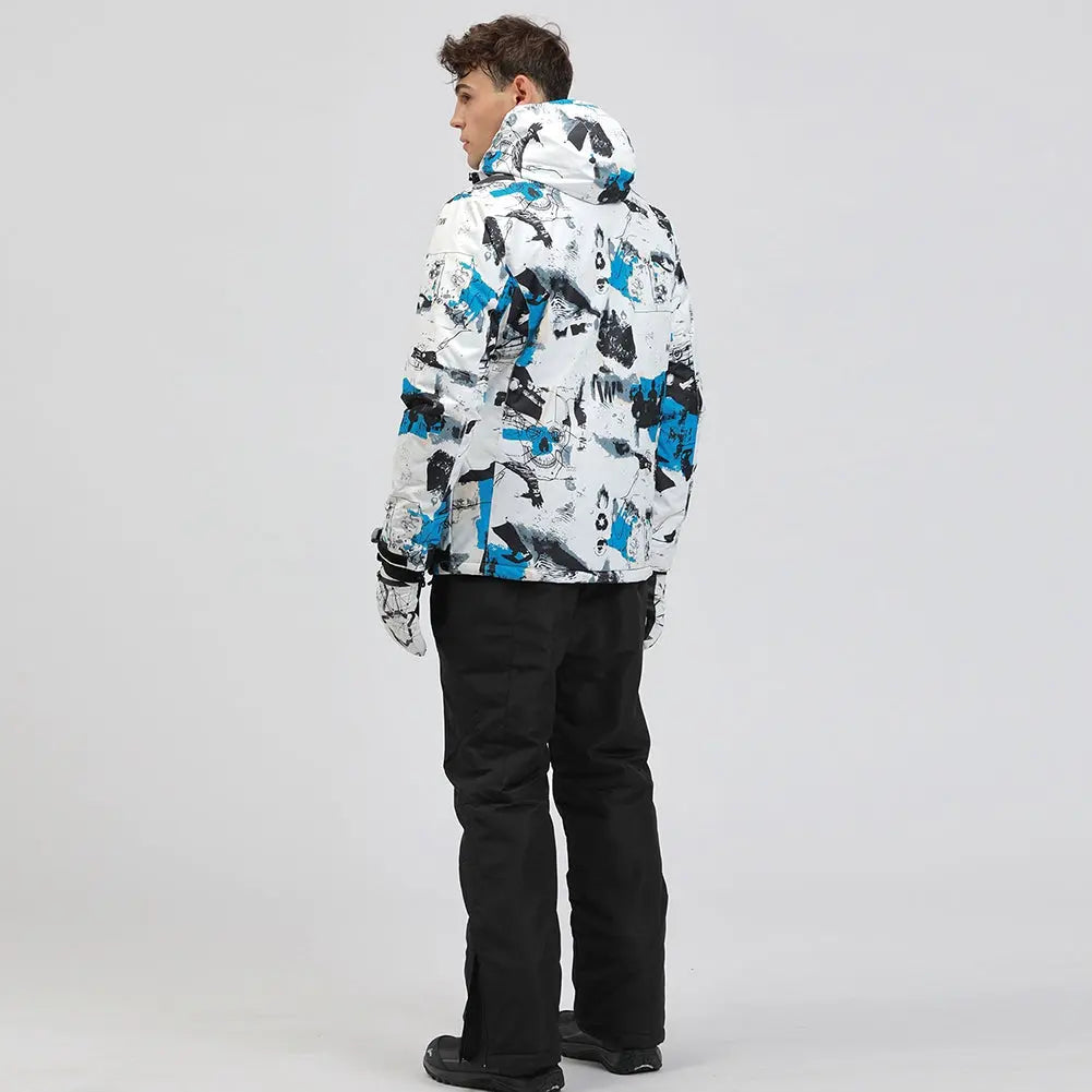 Hotian Men Insulated Skiing Snowboarding Jacket Soft Shell