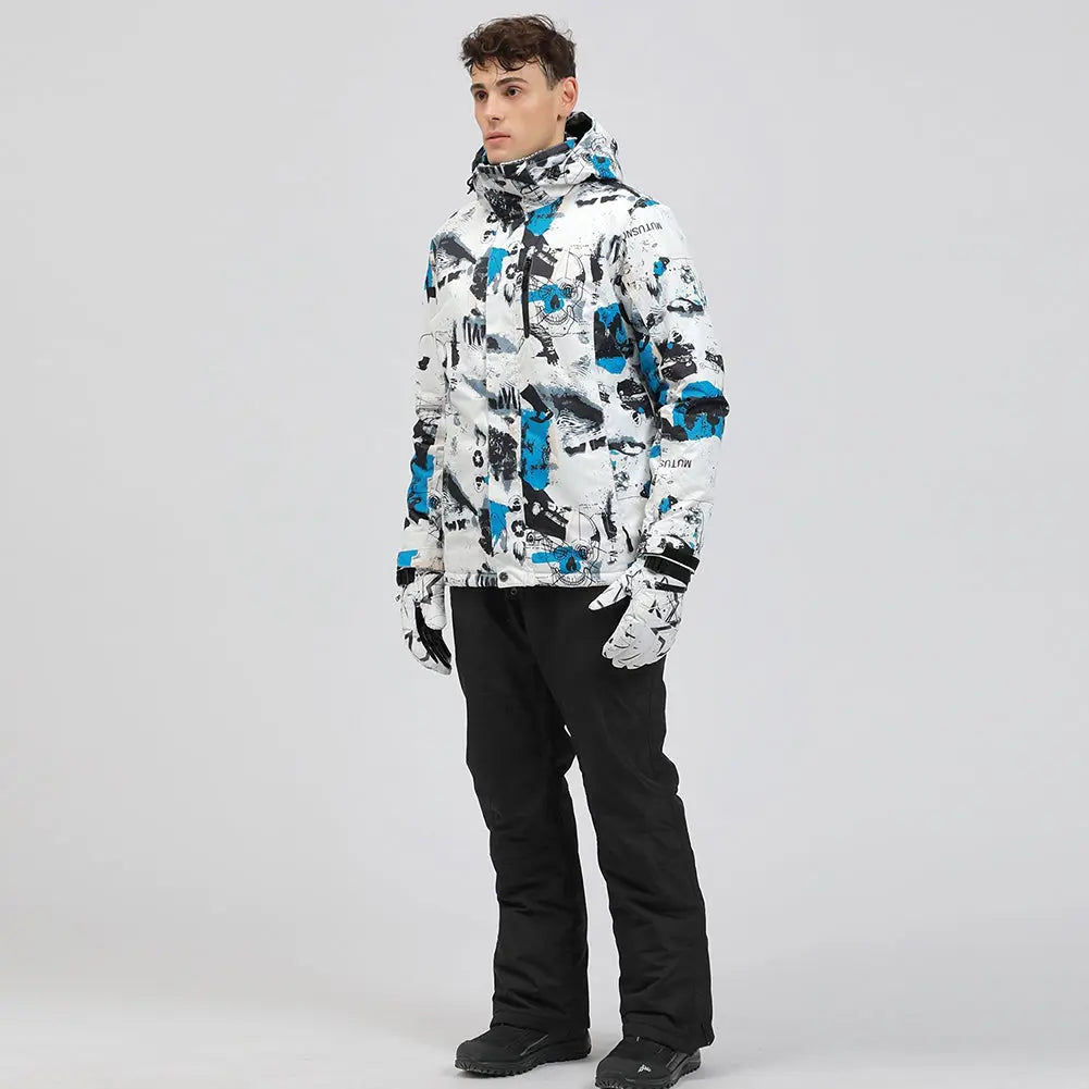 Hotian Men Insulated Skiing Snowboarding Jacket Soft Shell