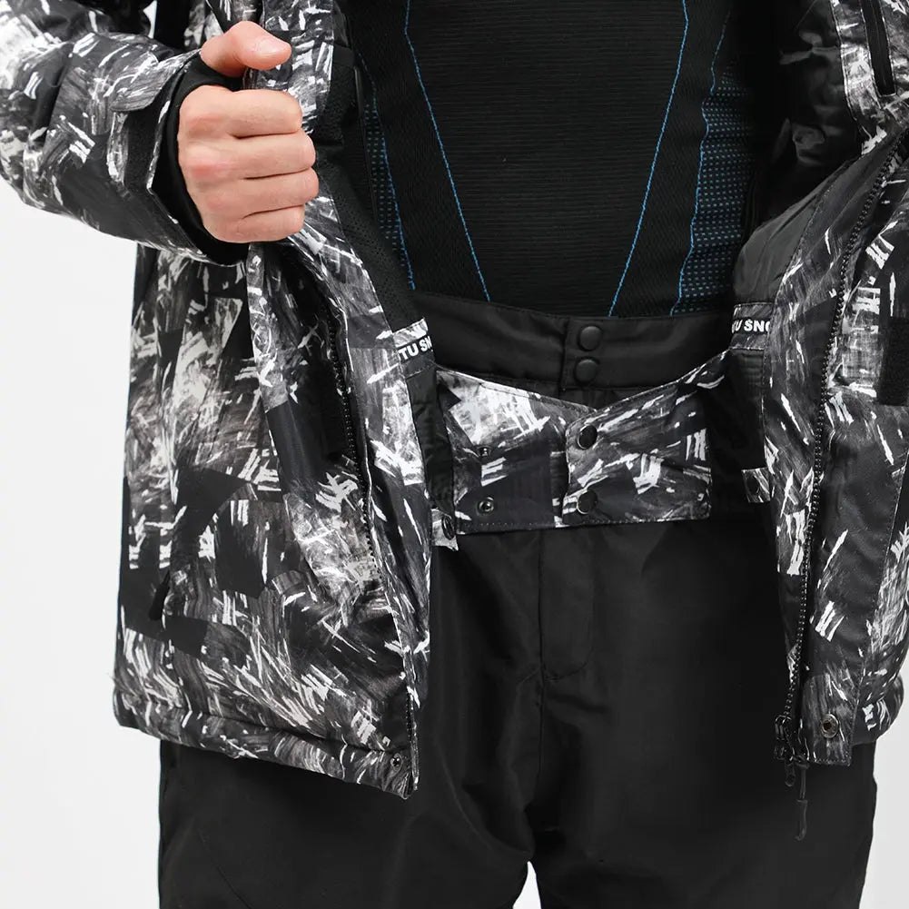 Hotian Men Insulated Snow Skiing Snowboarding Jacket