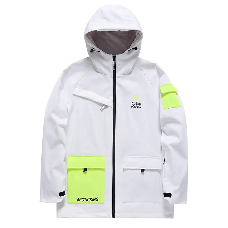 Casual Men Ski Insulated Cargo Jacket High Quality Ski Coat 