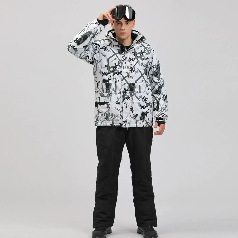 Hotian Men Skiing Shell Insulated Jacket