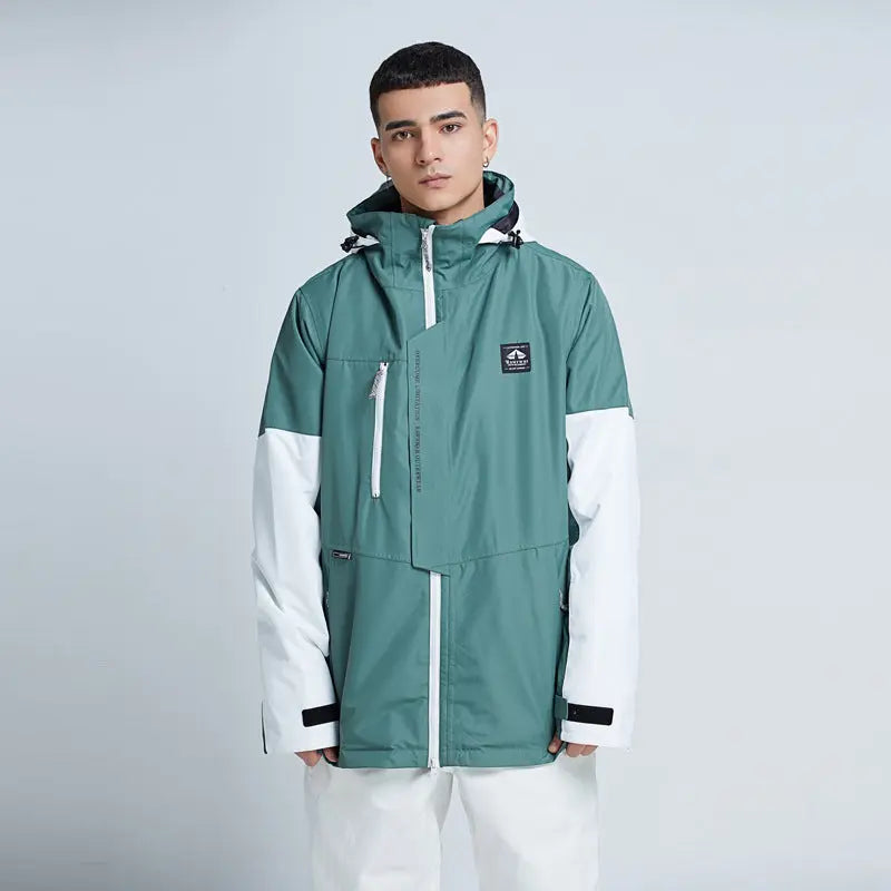 Hotian Waterproof Men Snowboard Anorak Insulated Jacket