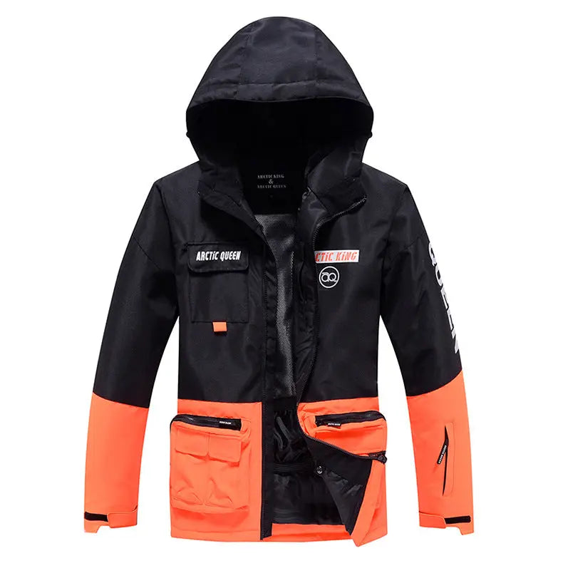 Best Ski Coat for Winter Unisex Ski Insulated Cargo Jacket