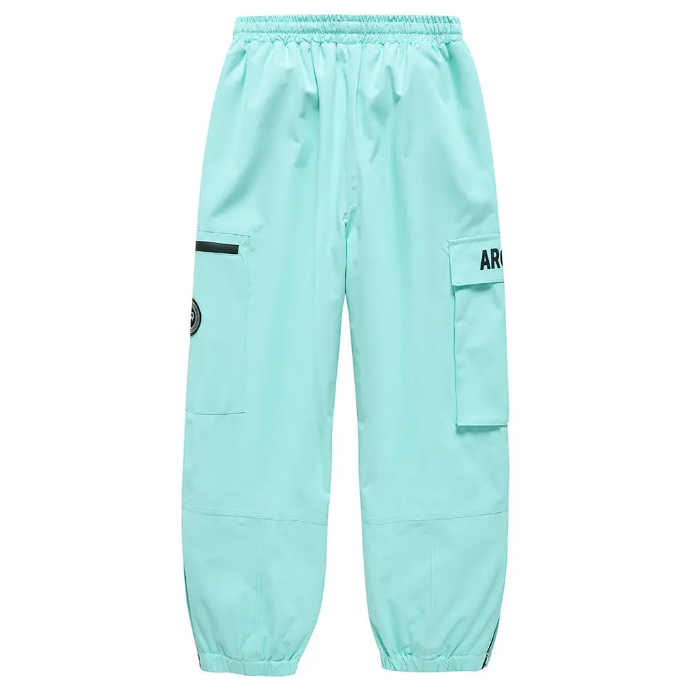 Hotian Women Skiing Snow Cargo Jogger Pants