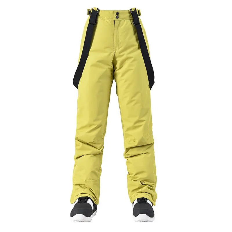 Men Women Outdoor Ski Snowboarding Bibs Pants