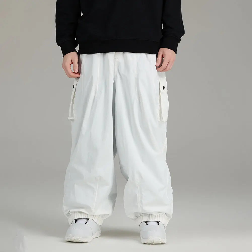 Men's Snowboard Baggy Pants Oversized Soft Shell Trousers
